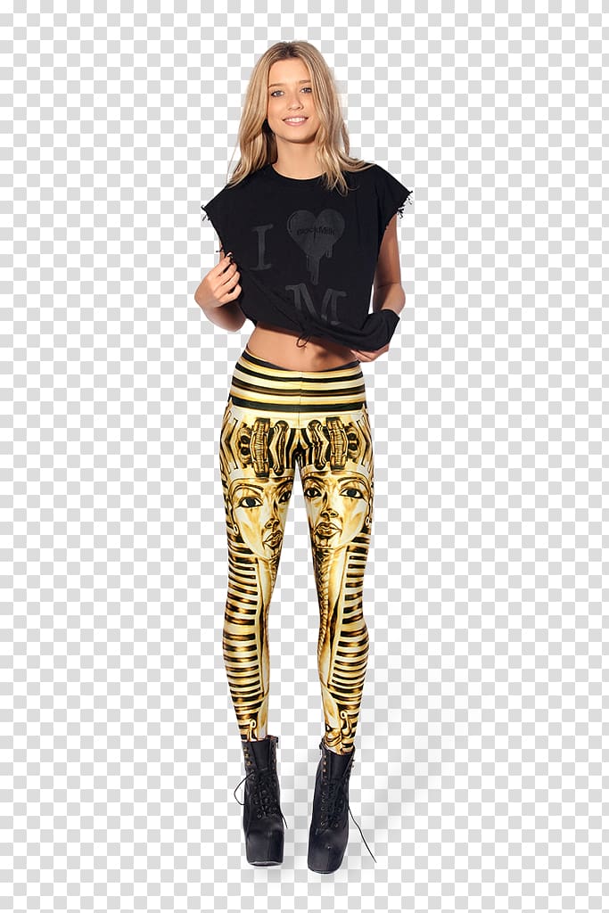 Leggings Ancient Egypt T-shirt Clothing Egyptian, King Tut transparent background PNG clipart