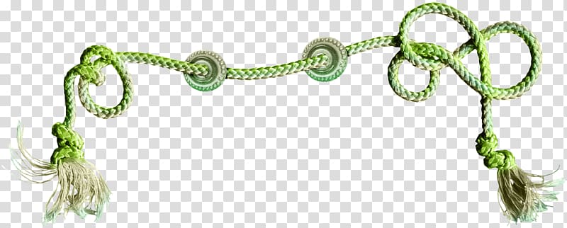 Dynamic rope Knot, Green rope transparent background PNG clipart