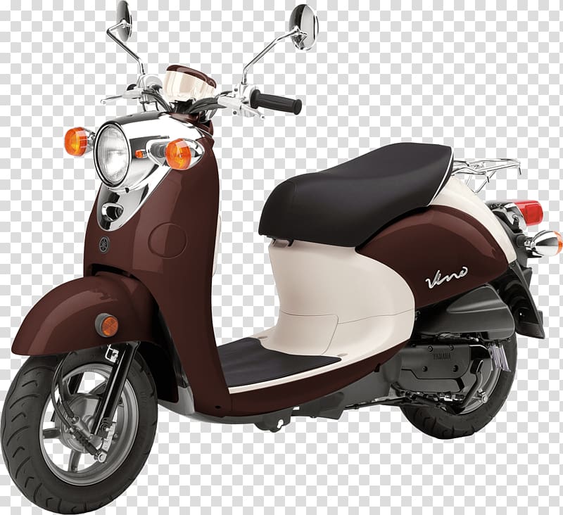 Yamaha Motor Company Scooter Yamaha Vino 125 Motorcycle Car, scooter transparent background PNG clipart