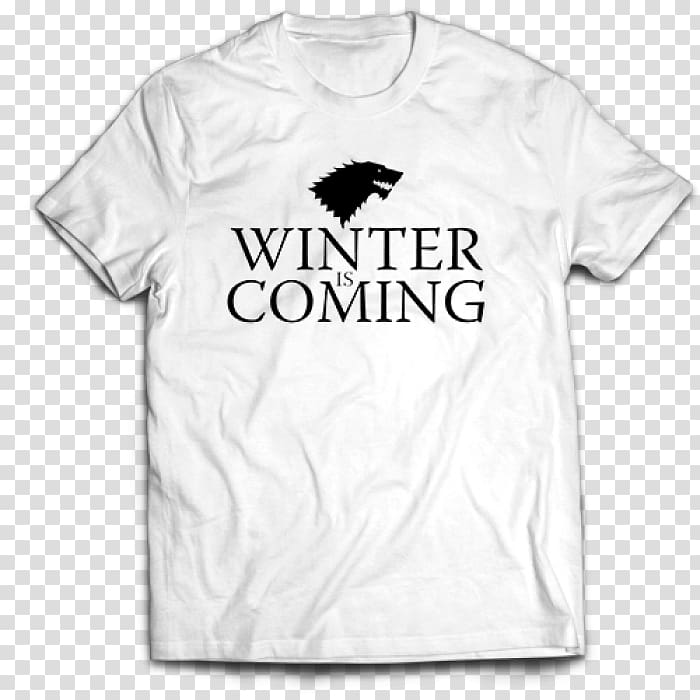 T-shirt Clothing Hoodie Top, Winter Is Coming transparent background PNG clipart
