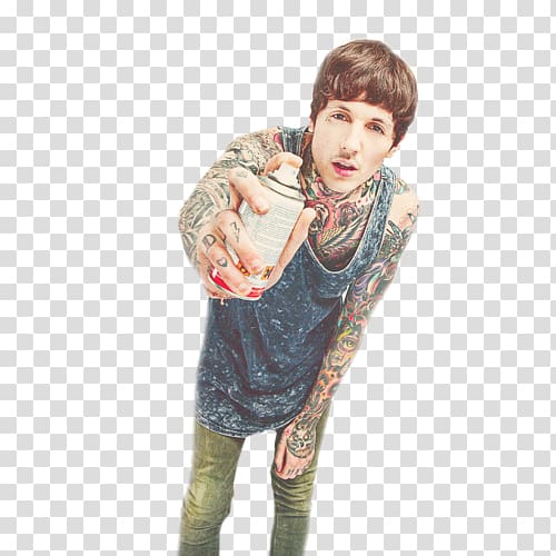 Oliver Sykes Bring Me the Horizon Tattoo Music, Oli transparent background PNG clipart