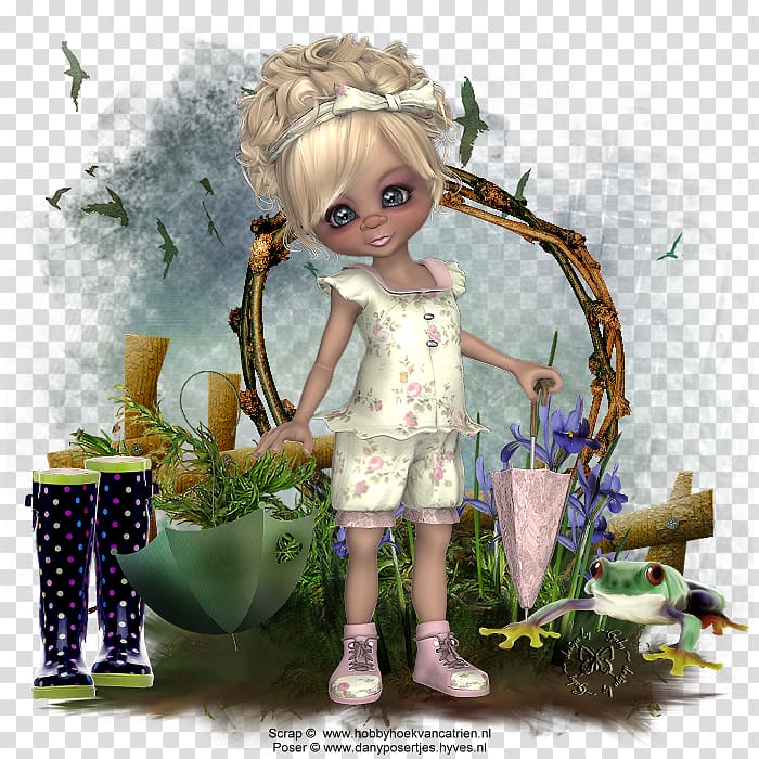 Illustration Flower Doll Perion Network Animated film, dialog tag transparent background PNG clipart