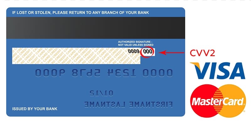 Card security code Credit card Debit card Payment card number MasterCard, visa transparent background PNG clipart