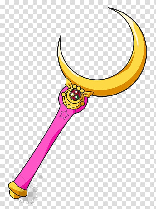 Sailor Moon Wand Drawing Lunar phase, sailor moon transparent background PNG clipart