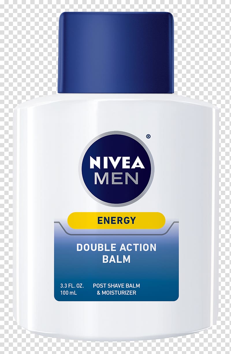 Lip balm Lotion Aftershave NIVEA MEN Sensitive Moisturiser, after shave transparent background PNG clipart