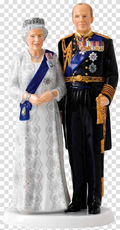 Elizabeth II Philip Mountbatten Royal Doulton Wedding anniversary Royal family, Prince philip transparent background PNG clipart