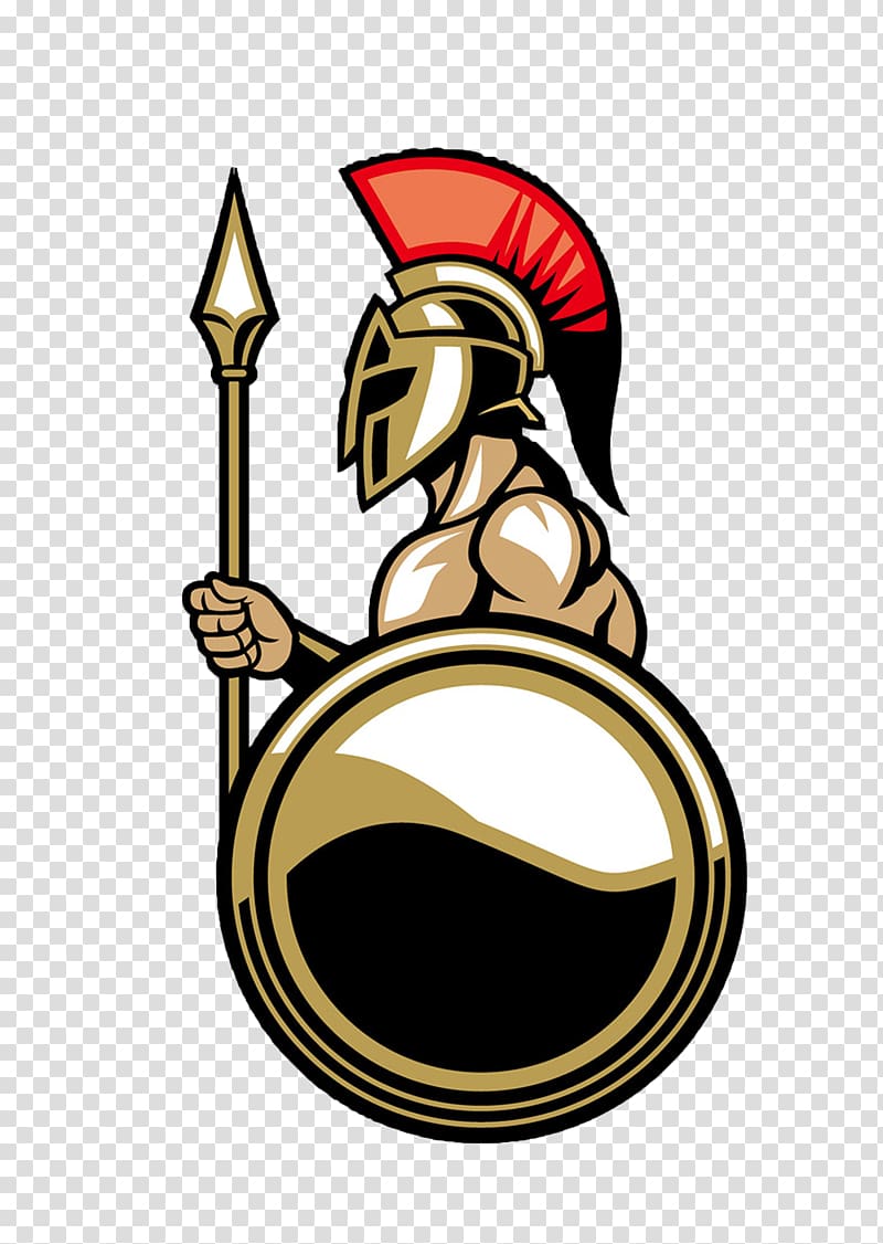 warrior holding shield illustration, Ancient Rome Spartan army Soldier Roman army, FIG samurai mask transparent background PNG clipart