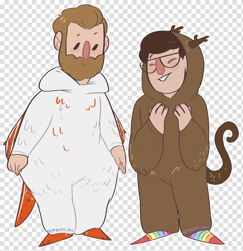 Rhett and Link Cockatrice Onesie , others transparent background PNG clipart