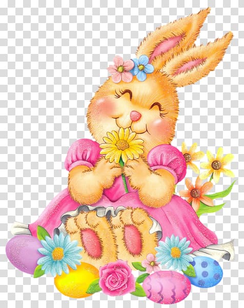 Easter Bunny Love Wish , Easter transparent background PNG clipart