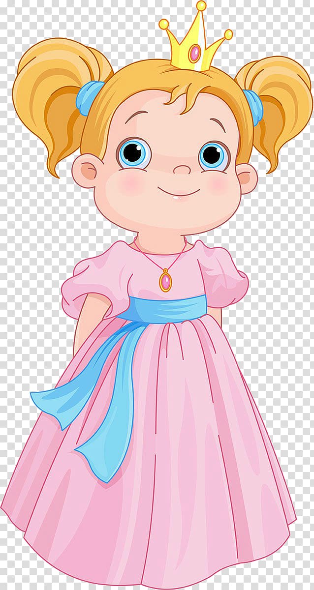 girl princess pink dressed anime , Cartoon Princess , Cartoon little princess transparent background PNG clipart