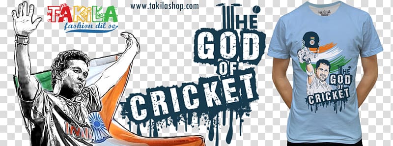 T-shirt Graphic design Sleeve, Sachin Tendulkar transparent background PNG clipart