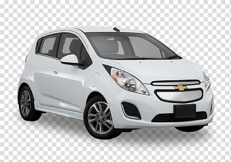 Compact car 2016 Chevrolet Spark EV, car transparent background PNG clipart