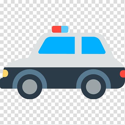 Police car Emoji Police officer, police car transparent background PNG clipart