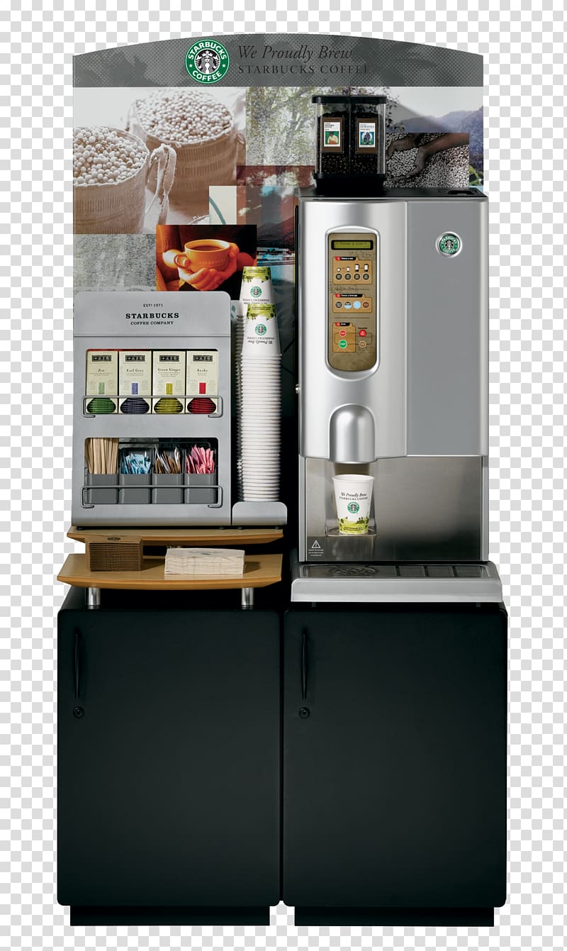 Coffeemaker Tea Espresso Coffee vending machine, coffee machine transparent background PNG clipart