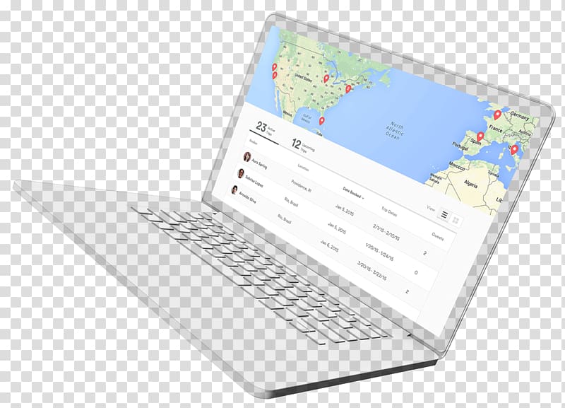 Netbook Laptop Computer, Corporate Travel Management transparent background PNG clipart