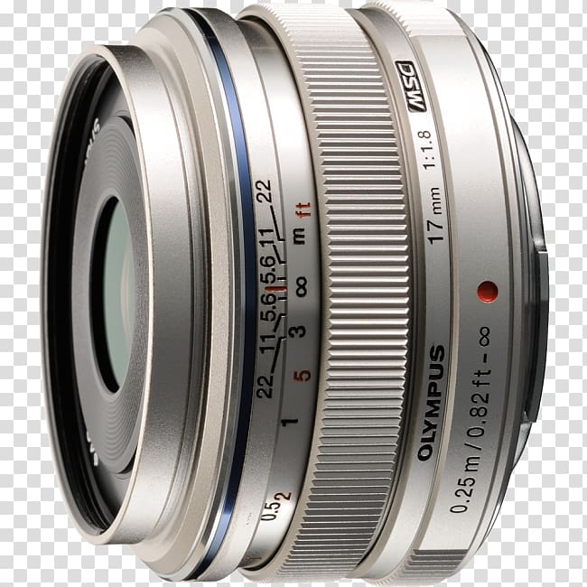 Olympus M.Zuiko Digital 17mm f/1.8 Camera lens Olympus Corporation , camera lens transparent background PNG clipart