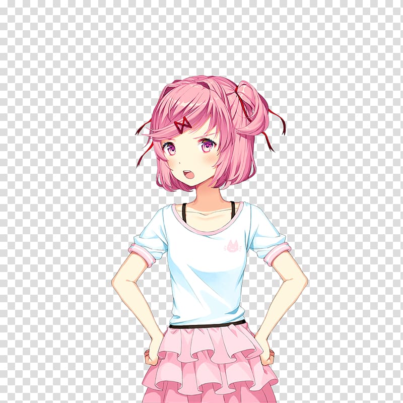 Doki Doki Literature Club! Wikia Ready Player One Poetry, sprite transparent background PNG clipart