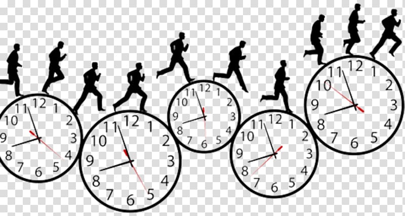 five round analog clock and people running illustration, Organization South Africa Time Zone Universal Time Time & Attendance Clocks, time transparent background PNG clipart