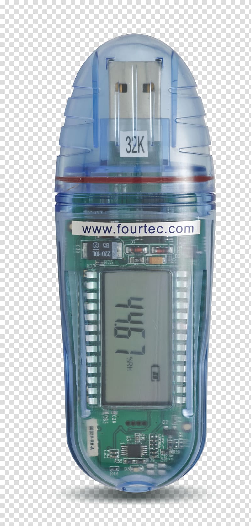 Temperature data logger Relative humidity Temperature data logger, integral card transparent background PNG clipart