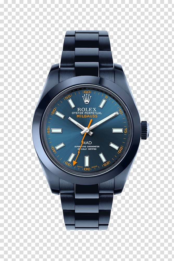 Rolex Milgauss Rolex Submariner Omega SA Watch, watch transparent background PNG clipart