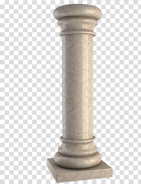 gray concrete pillar, Column Marble Huadong Yixing Stone Material Rock, Marble columns transparent background PNG clipart