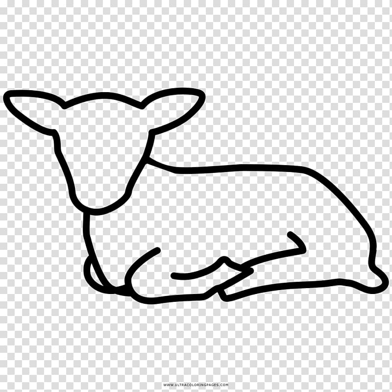 Agneau Coloring book Sheep Drawing Lamb and mutton, sheep transparent background PNG clipart