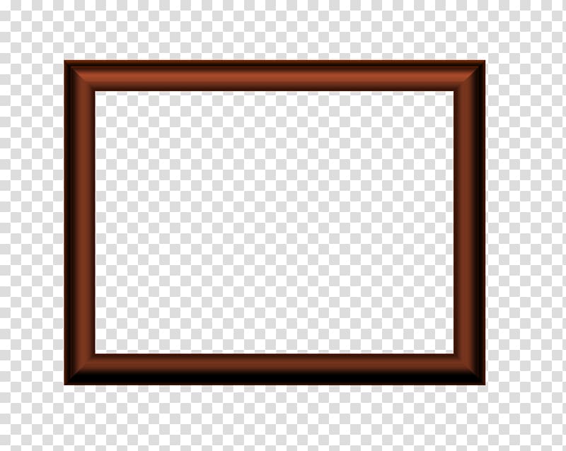 Square frame Area Text Pattern, Brown Frame transparent background PNG clipart
