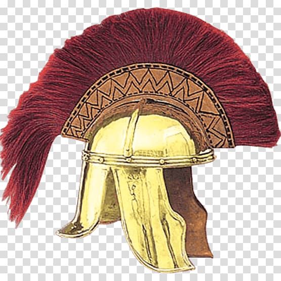 Galea Imperial helmet Centurion Roman legion, roman soldier transparent background PNG clipart