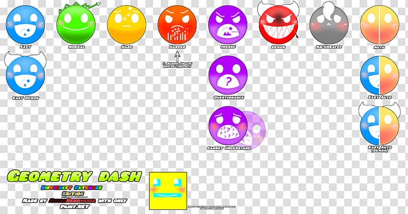 Geometry Dash Face Drawing, help others transparent background PNG clipart
