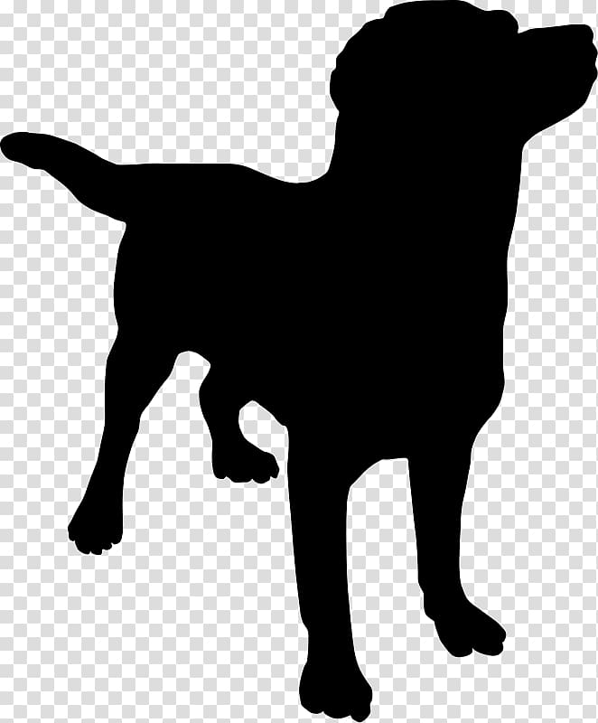 Labrador Retriever Silhouette , Dog Dogs transparent background PNG clipart