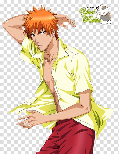 Ichigo Kurosaki Rukia Kuchiki Anime Grimmjow Jaegerjaquez Byakuya Kuchiki, ichigo kurosaki transparent background PNG clipart