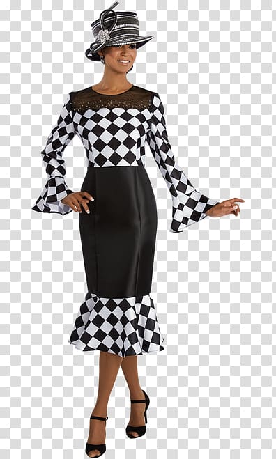 Polka dot Suit Dress Fashion Jacket, wrap dress pattern transparent background PNG clipart