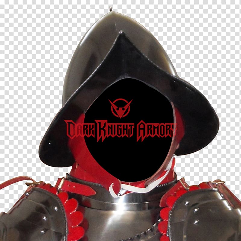 Helmet Middle Ages Plate armour Knight, medieval armor transparent background PNG clipart