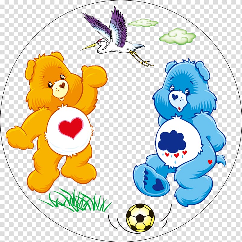 Tenderheart Bear Care Bears, Cartoon bear transparent background PNG clipart