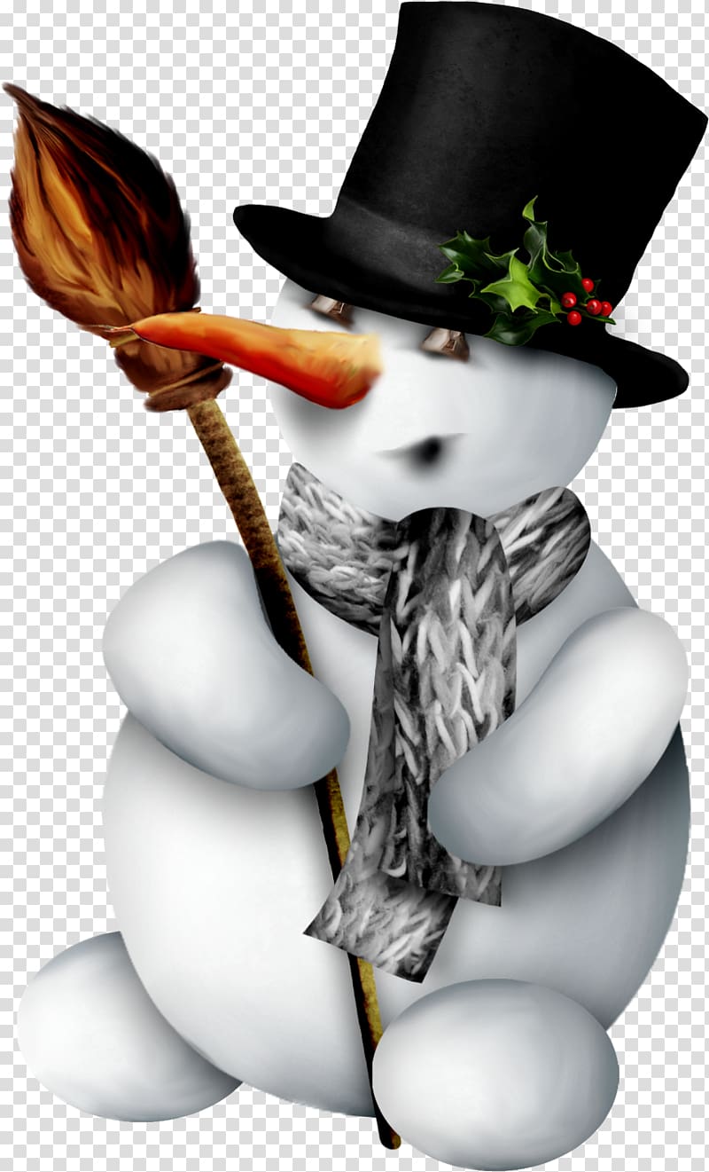 Snowman Winter Christmas, snowman creative transparent background PNG clipart