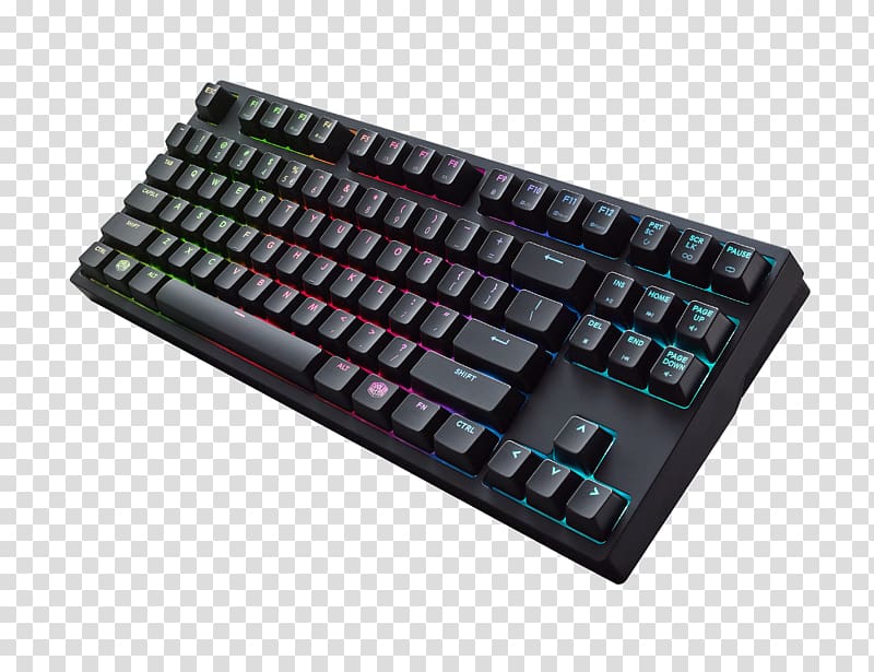 Computer keyboard Cherry RGB color model Gaming keypad Apple, brightest transparent background PNG clipart