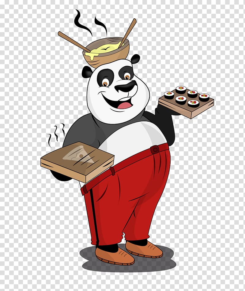 Foodpanda Online food ordering Food delivery, panda transparent background PNG clipart