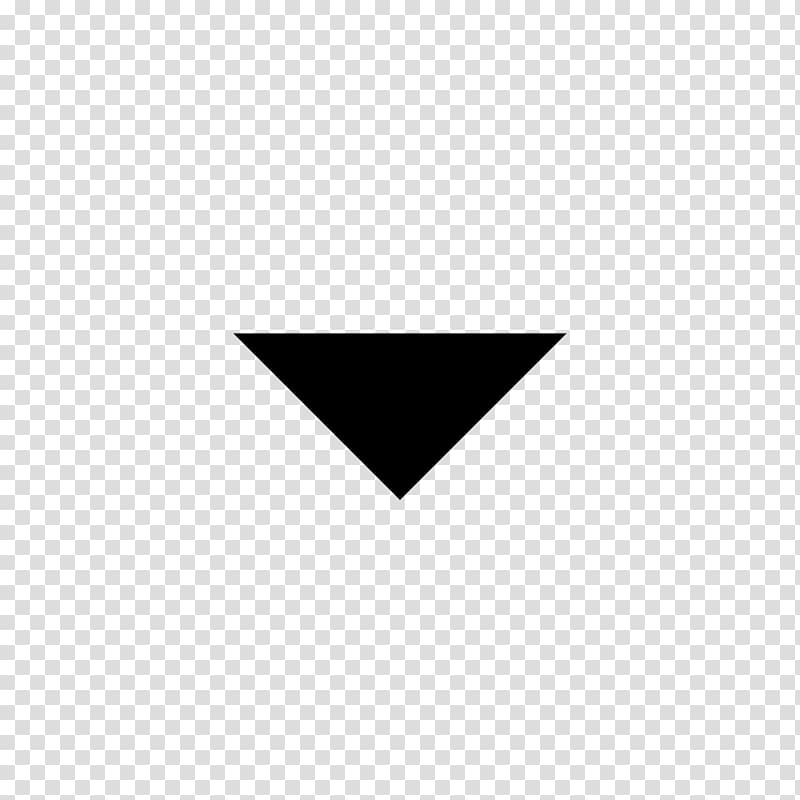 Computer Icons Arrow Drop-down list Triangle, down arrow transparent background PNG clipart