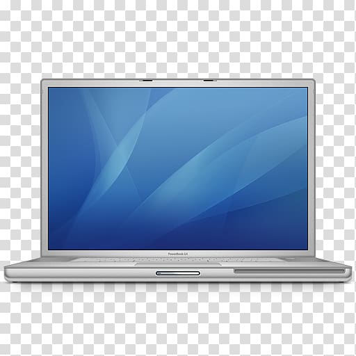 computer monitor display device, Powerbook g4 17 transparent background PNG clipart