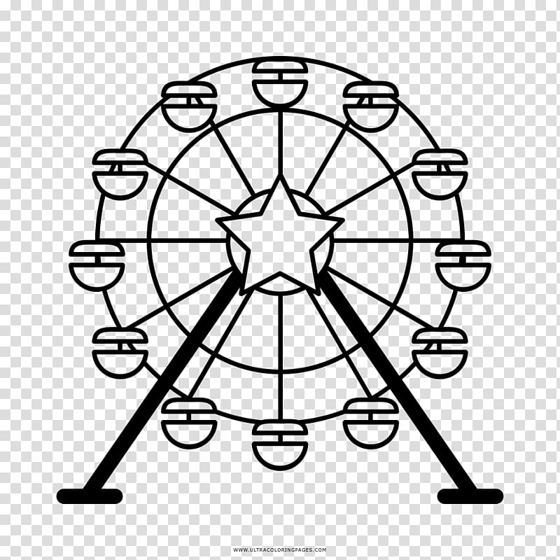 How To Draw A Ferris Wheel - YouTube