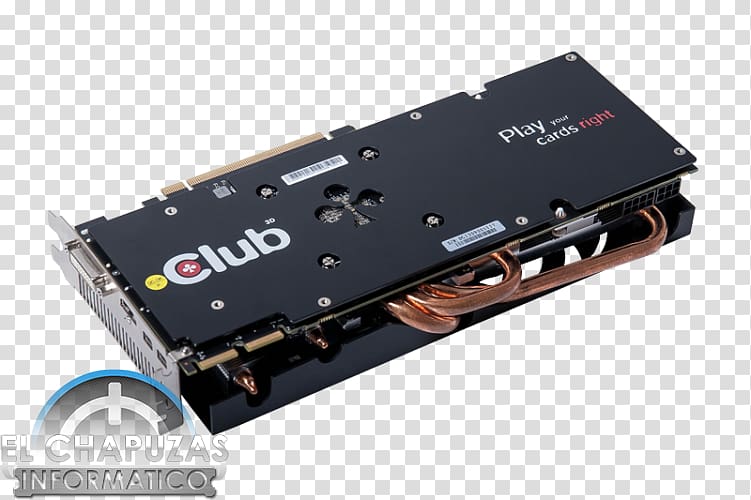 Graphics Cards & Video Adapters AMD Radeon Rx 200 series Club 3D AMD Radeon R9 280, King Maxwell Season 1 transparent background PNG clipart