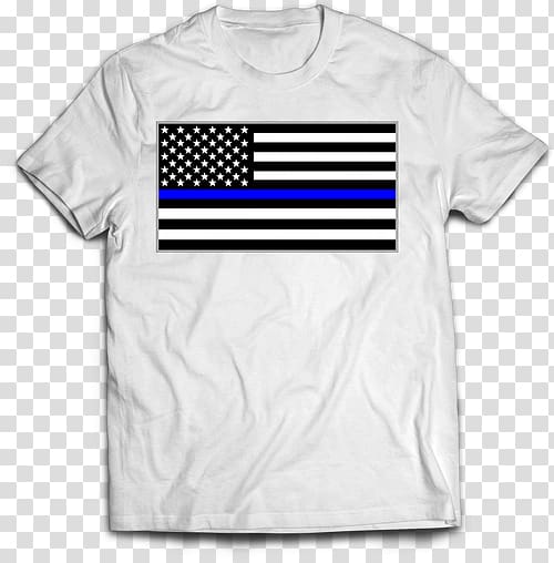 T-shirt United States Space Force Clothing, police blue line transparent background PNG clipart
