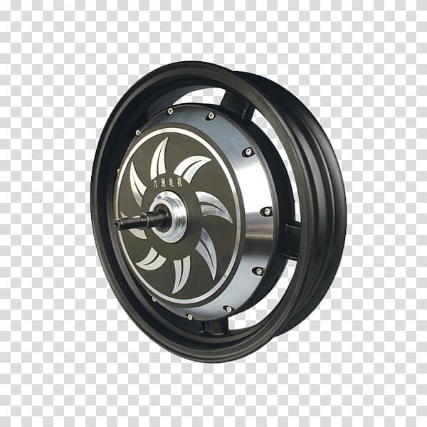 Wheel hub motor Electric vehicle Brushless DC electric motor, electric shock transparent background PNG clipart