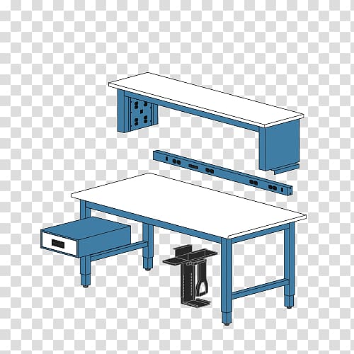 Table IAC Industries Workbench Furniture, reduce the price transparent background PNG clipart