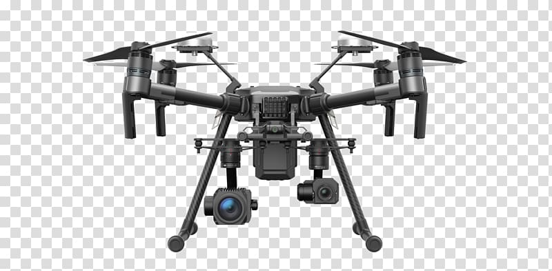 Unmanned aerial vehicle DJI Matrice 200 Gimbal Aircraft, aircraft transparent background PNG clipart