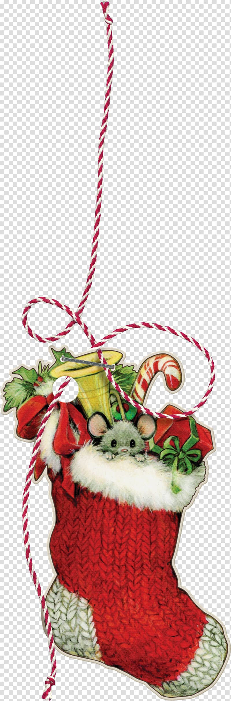 Christmas ornament, Christmas socks transparent background PNG clipart
