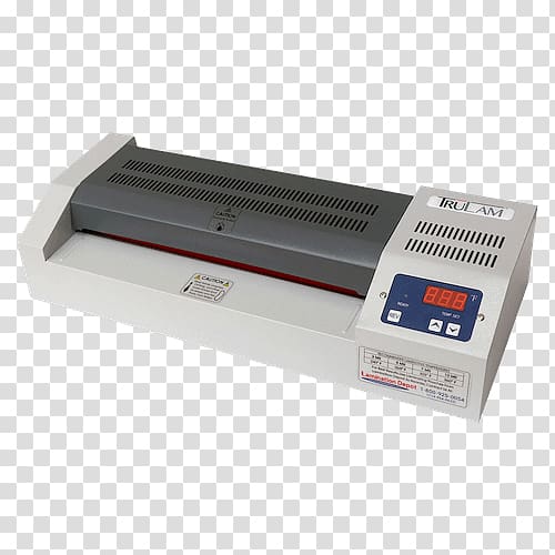 Trulam 12 Inch Pouch Laminator TL-320B Lamination Heated roll laminator Office, clearance papers transparent background PNG clipart