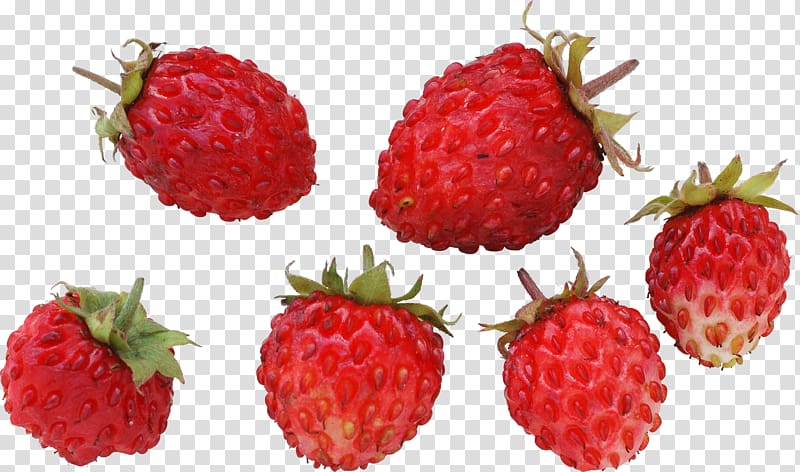 Musk strawberry Wild strawberry, blueberries transparent background PNG clipart