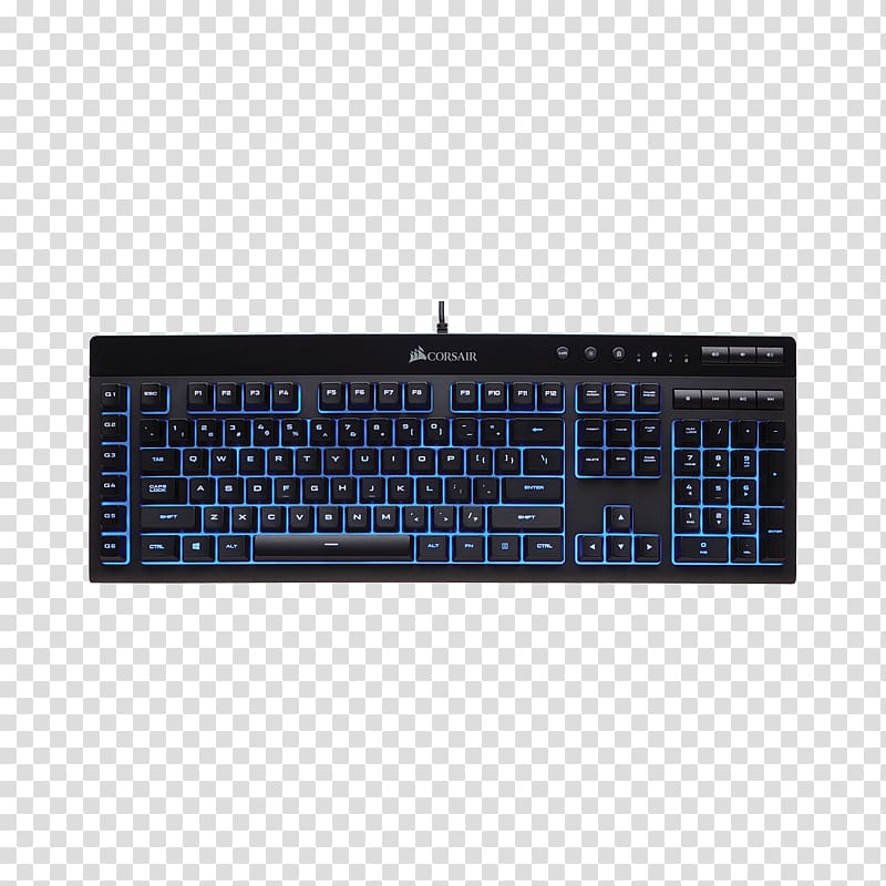 Computer keyboard Corsair Gaming K55 RGB Gaming keypad RGB color model Computer mouse, Computer Mouse transparent background PNG clipart