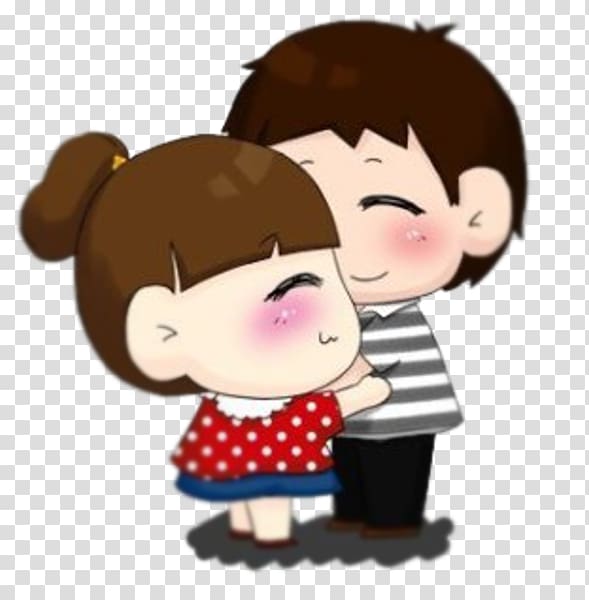 couples hugging cartoon